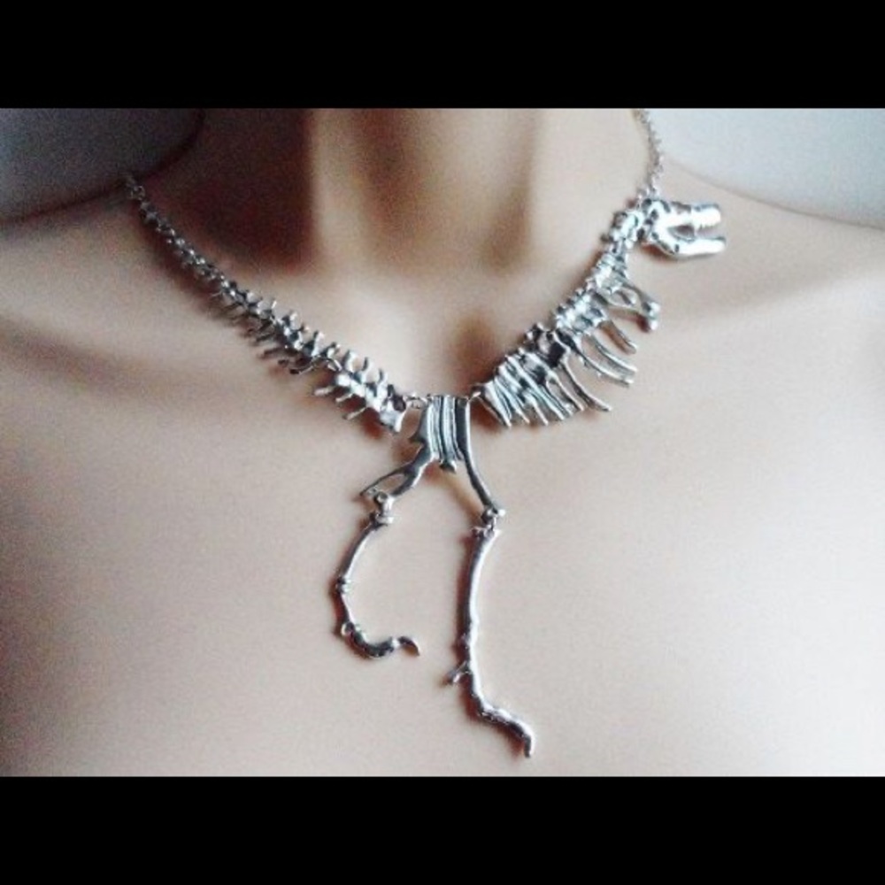 Dinosaur Skeleton Necklace